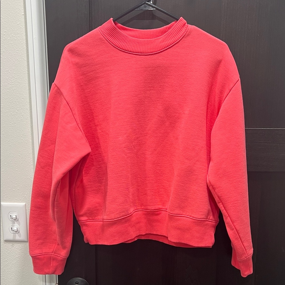 a new day Women's Bright Coral Turtleneck Sweater